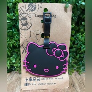 Hello Kitty NWT Black and Pink Travel Tag
